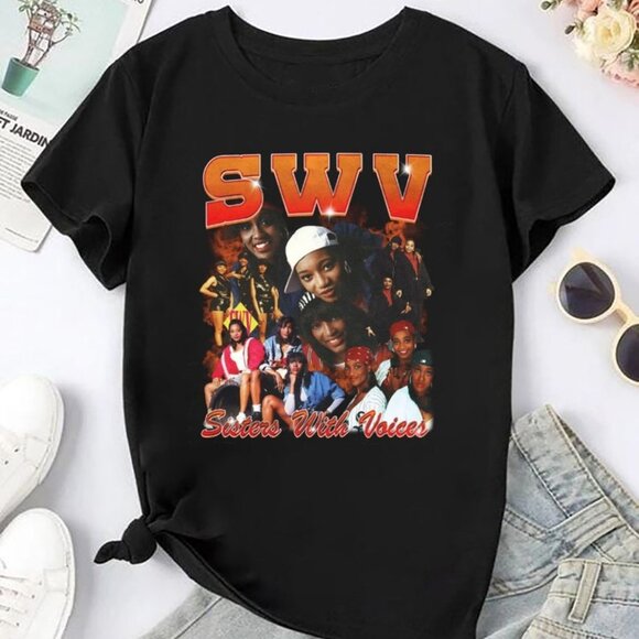 Katherinne E Other - SWV Sisters With Voices Bootleg Vintage RnB Band Shirt 98